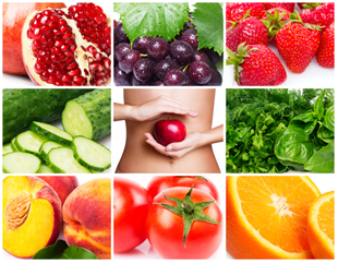 Exemplos de frutas, verduras e legumes