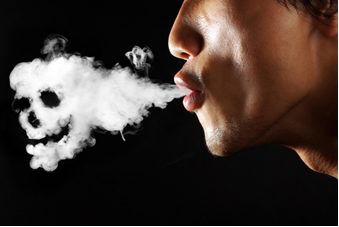 A fumaça do cigarro contém muitas substâncias tóxicas