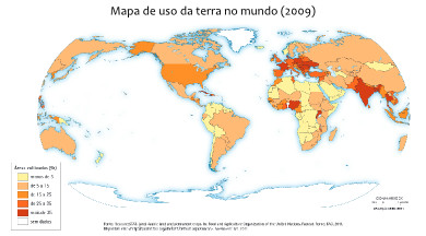 Mapa-múndi do uso da terra